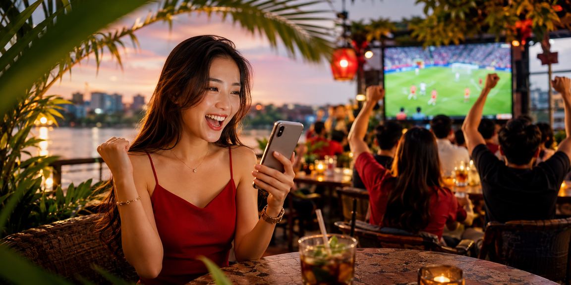 Người chơi theo dõi tỷ lệ kèo trực tiếp qua ứng dụng tại Hà Nội